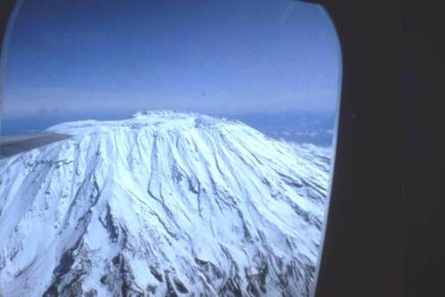 Kilimangiaro dall aereo